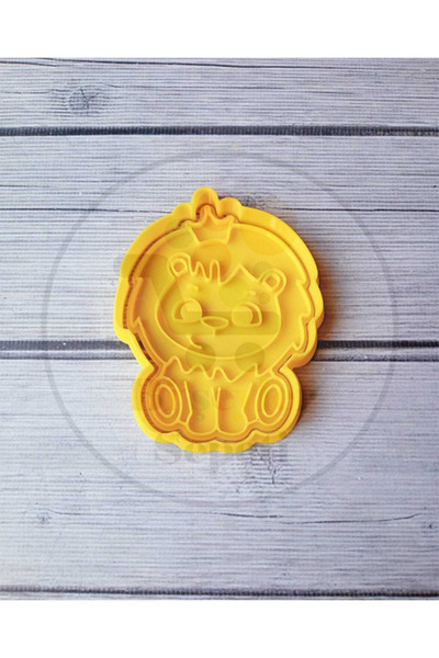 Bi'şeyler Sepeti Safari Lion Themed Cookie Mold Cookie Cutter