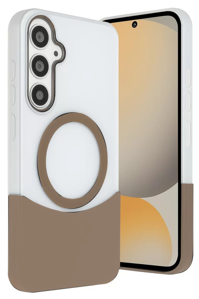 Beta Moda Hub Joko Samsung Galaxy S24 Fe Velar Magsafe Cover - Desert Titanium