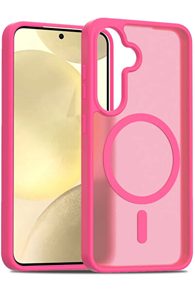 ZEMİRA HOME غطاء جوكو سامسونج جالاكسي S25 جوتا ماجسيف - وردي