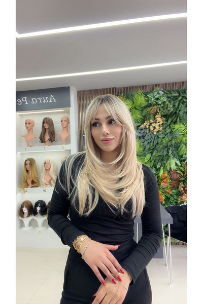 favorim peruk Luxury yeni sezon gerçek saç dokusunda vip peruk
