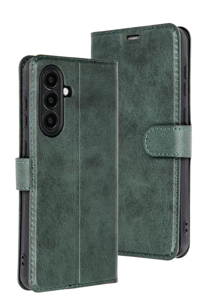 Beta Moda Hub حافظة نيو فيس لهاتف سامسونج جالاكسي A56 تريند S بلس - أخضر