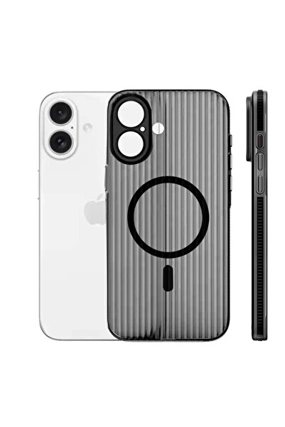 TeknoKapsül غطاء جوكو آيفون 16 لاين ماج سيف - أسود