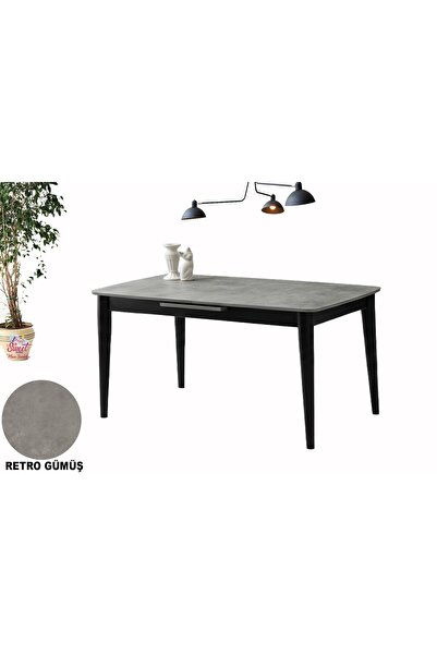 Sweet Home Masa Sandalye 60X100 Ortadan Açılır MDF Mutfak,Salon,Yemek Odası M...