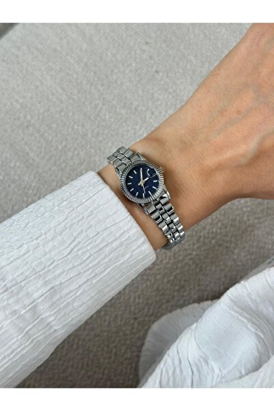 MERW Renly Model Silver Navy Blue Color Metal Cord Vintage Series Women Wrist...