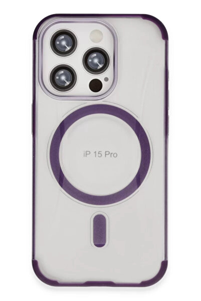 FREEDOM STOREE غطاء جوكو لهاتف آيفون 15 برو هيلتون ماجسيف - بنفسجي غامق