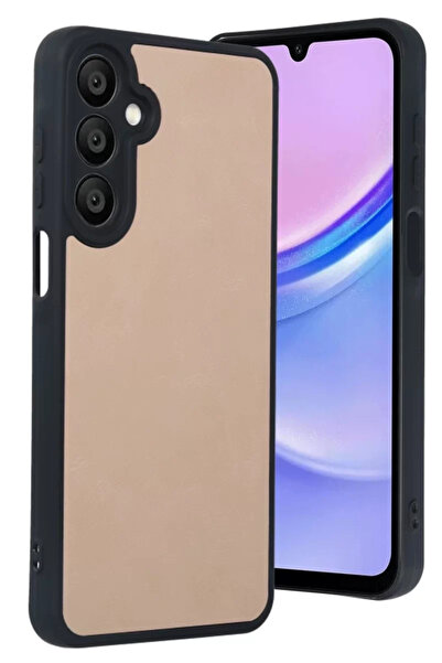 Beta Moda Hub حافظة نيو فيس لهاتف سامسونج جالاكسي A55 5G من الجلد - مسحوق