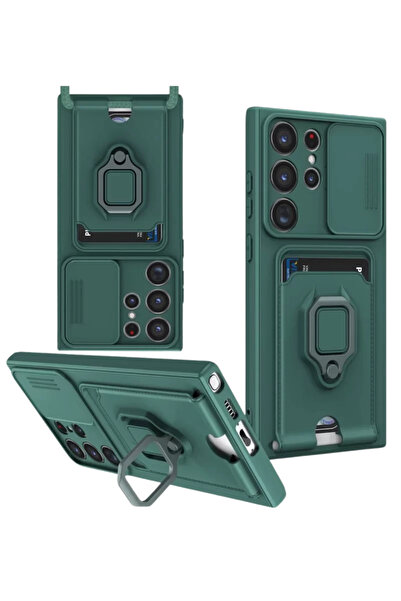 Beta Moda Hub حافظة Newface لهاتف Samsung Galaxy S25 Ultra من السيليكون مع بط...