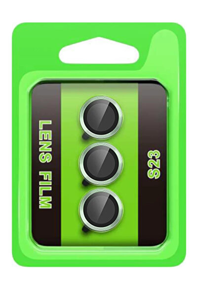 TeknoKapsül عدسة كاميرا نيو فايس سامسونج جالاكسي إس 23 رايز ميتال - أخضر