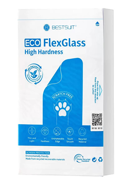 Beta Moda Hub أفضل واقي شاشة من ماكين 7H Eco Flexglass، 10 قطع