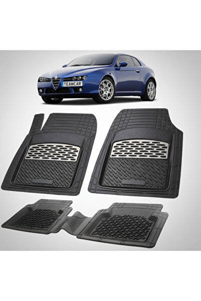 TEAMCAR Αλφά Ρομέο Μπρέρα Γενιά Ι Συμβατά Πατάκια Δαπέδου 2005-2010 |   Ασήμι