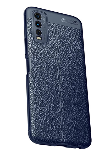 Beta Moda Hub غطاء Newface Vivo Y11S للتركيز التلقائي - أزرق داكن