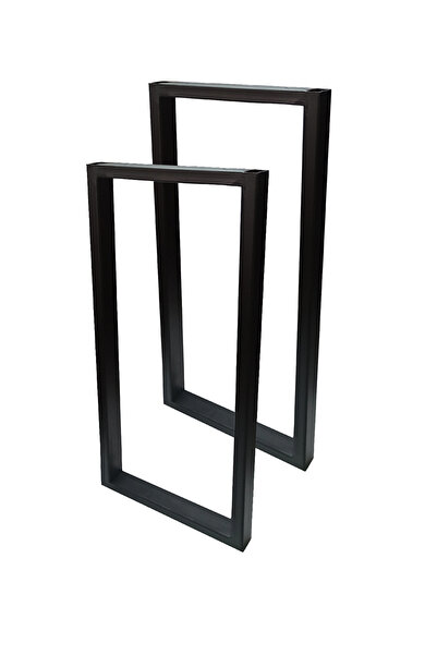 Beasym Metal Sehpa Ayakları Bank Orta Sehpa Ayağı 2 Adet Metal Ayak 27x56 cm