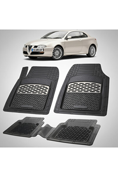 TEAMCAR Πατάκια δαπέδου συμβατά με Alfa Romeo GT Γενιάς Ι 2003-2010 |   Ασήμι