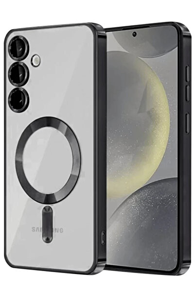 Beta Moda Hub غطاء نيو فيس سامسونج جالاكسي A15 4G كروس ماجنيتيك سيف - أسود