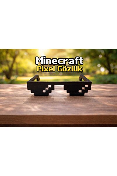 BASKIMARKETİM Minecraft Pixel Gözlük