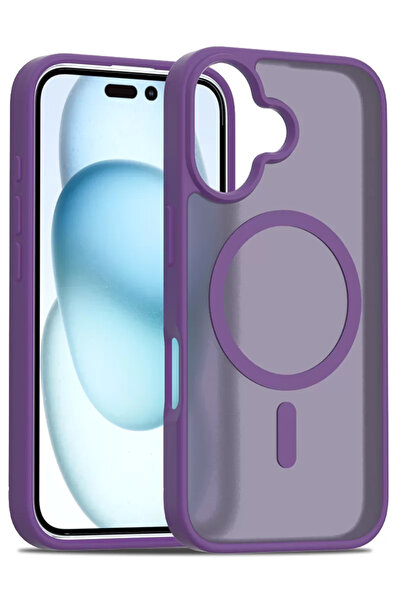 TeknoKapsül غطاء جوكو ايفون 16 جوتا ماجسيف - بنفسجي غامق