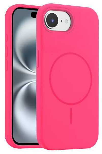 TeknoKapsül غطاء جوكو آيفون 16E جولي ماجسيف - وردي