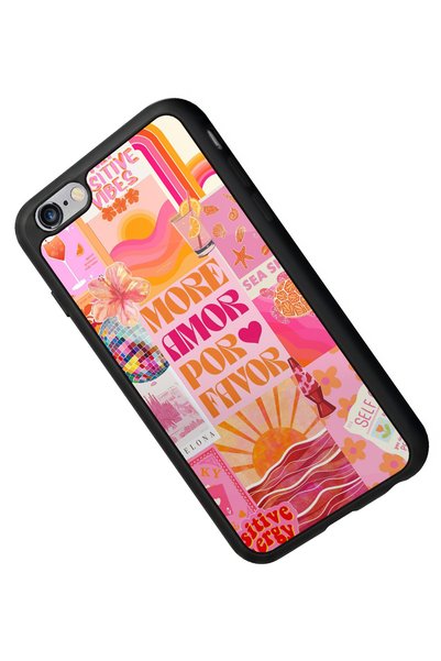 Snacase حافظة ممتازة لامعة متوافقة مع iPhone 6 Plus مع تصميم ملصق