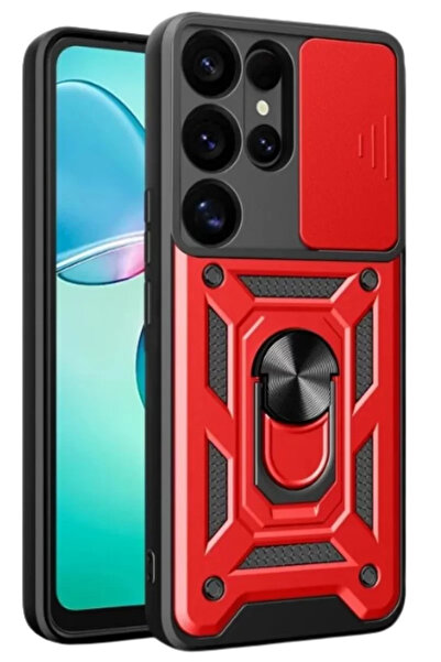 Beta Moda Hub غطاء حماية سيليكون لهاتف سامسونج جالاكسي S26 ألترا مع حلقة للعد...