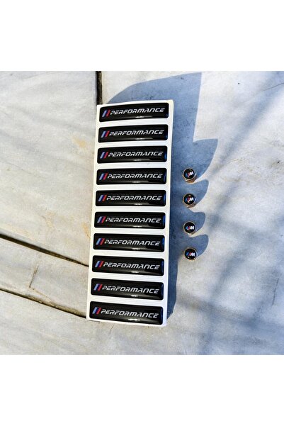 İKTUNING BMW M 10 ADET DAMLA STICKER VE 4 ADET BMW M LOGO METAL SİBOP TAKIM