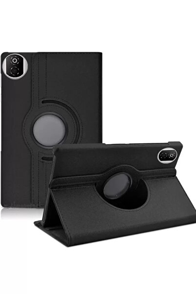 TeknoKapsül حافظة جلدية لجهاز هواوي أونور باد إكس 7 360 درجة - أسود