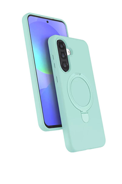 Beta Moda Hub غطاء حماية Newface لهاتف سامسونج جالاكسي A26 مع حامل ماجسيف - أ...