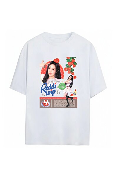 SVART WEAR Hong Eun-chae K-Pop unisex majica prevelikog kroja od 100% pamuka