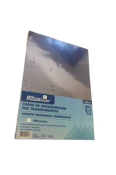 Office Cover Copertă transparentă din plastic pentru legare, A4, 100 buc/pach...