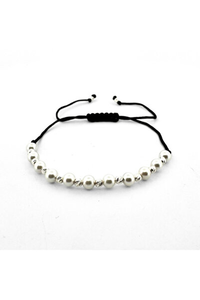 Teo Bijoux Brățară pentru Femei cu Perle Mallorca și Mărgele din Argint 925 -...