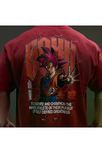 vanquish DBS Γκόκου Ρεντ Υπερμεγέθες Μπλουζάκι