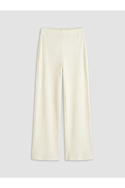 LC Waikiki Textured Women's Pants with Waist Cord from Uzg Store for Style En...