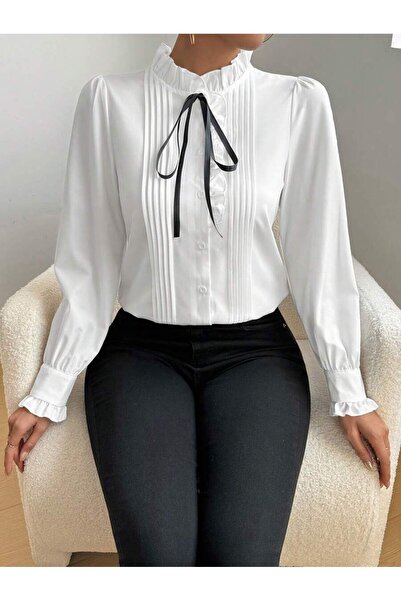 Iuliashop White Women's Shirt Fiona
