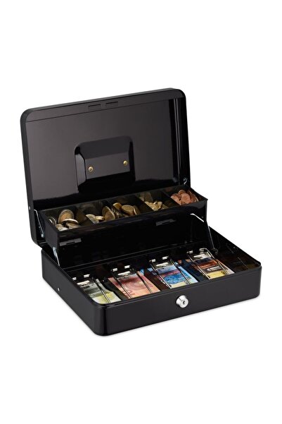 Relaxdays Κουμπαράς για κέρματα και χαρτονομίσματα, Relaxdays, 8.5 x 30.5 x 2...