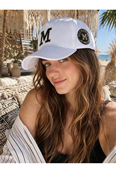 FELLMENS White Embroidered Cap Women's Hat