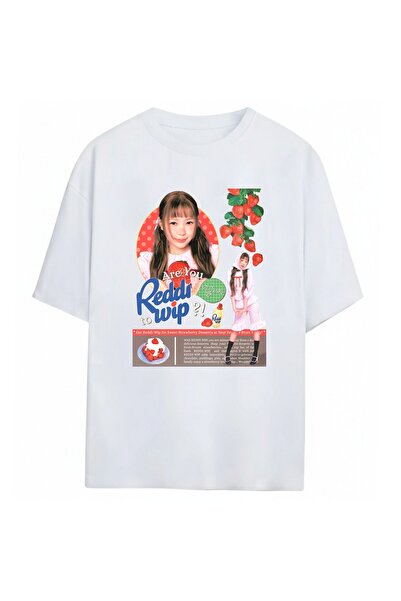 SVART WEAR تي شيرت Yeon Ji K-Pop للجنسين مقاس كبير 100% قطن