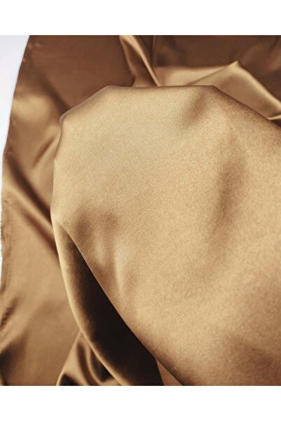 Kumaş Parça Coffee Color Lining Satin Fabric 150X280Cm