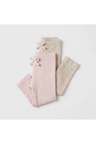 Teddybabys Kız Çocuk 2’li Fitilli Yumuşak Tayt