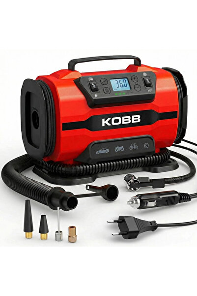 KOBB KB301 12Volt 220Volt 150 PSI Ayarlanabilir Dijital Basınç Göstergeli Las...