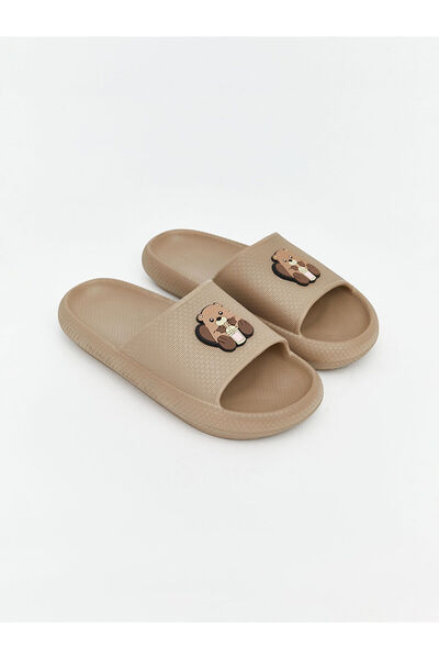 LC Waikiki Peak New Season Women's Slippers with Animal Figures
