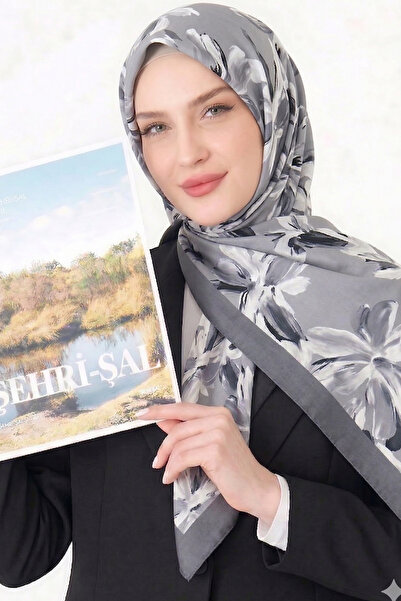 Şehr-i Şal İstanbul Women's Anatolian Ethnic Shawl with Floral Pattern Premiu...