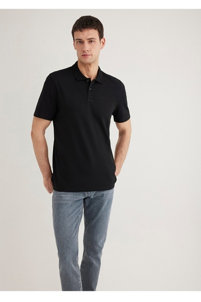 Mavi Polo Collar Regular Fit (Tencel) Lyocell Blend T-Shirt