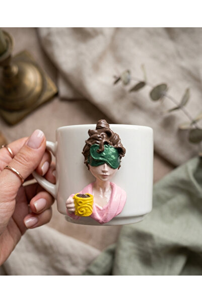 gençler t shop ÖZEL ÜRETİM SABAH KAHVESİ DETAYLI ÇAY KAHVE KUPASI