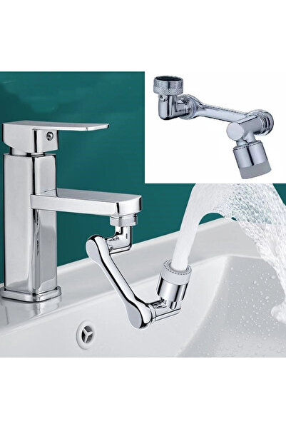 shopwave 1080 Degree Rotatable Robotic Arm Faucet Spout - Faucet Extension Ad...