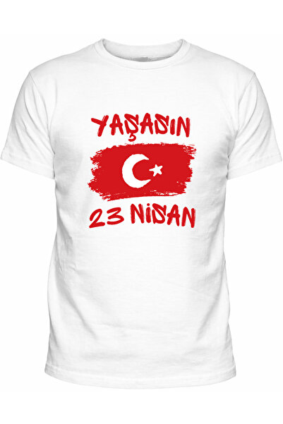 Efendioğlu Design Дитяча бавовняна футболка з короткими рукавами білого кольо...