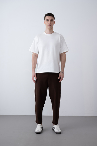Erkek Jogger Pantolon Kahverengi