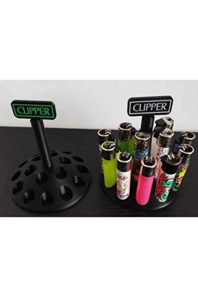 OtoBakımZamanı Clipper Çakmak Koleksiyon Standı - 12'li Döner Tablalı Organiz...
