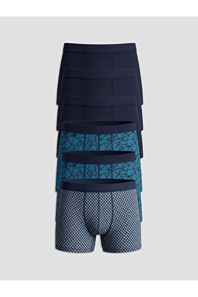 LC Waikiki Peak New Season Standard Fit Cotton Men's Boxer Briefs 7-Pack