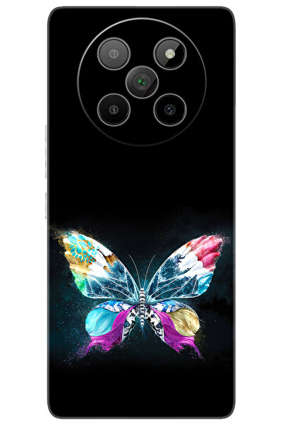 General Mobile GM Phoenix 5G (G901) Uyumlu Kılıf Desen Baskılı Silikon Kelebe...