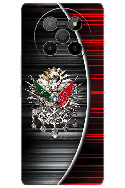 General Mobile GM Phoenix 5G (G901) Uyumlu Kılıf Desen Baskılı Silikon Osmanl...