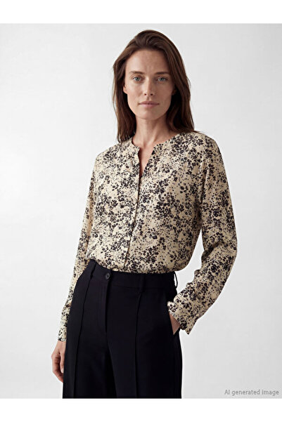 LC Waikiki Uzg Store's Stil Sahipleri Kaçık Roba Collar Floral Blouse